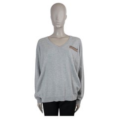 BRUNELLO CUCINELLI grey cashmere 2018MONILI Sweater M