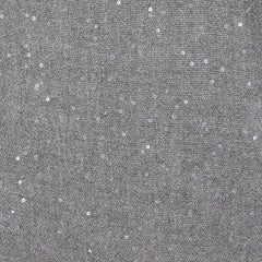 BRUNELLO CUCINELLI grey cashmere & silk SEQUIN EMBELLISHED Shawl Scarf