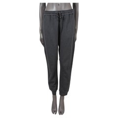 BRUNELLO CUCINELLI - Pantaloni della tuta TAPERED in jersey di cotone grigio - L.