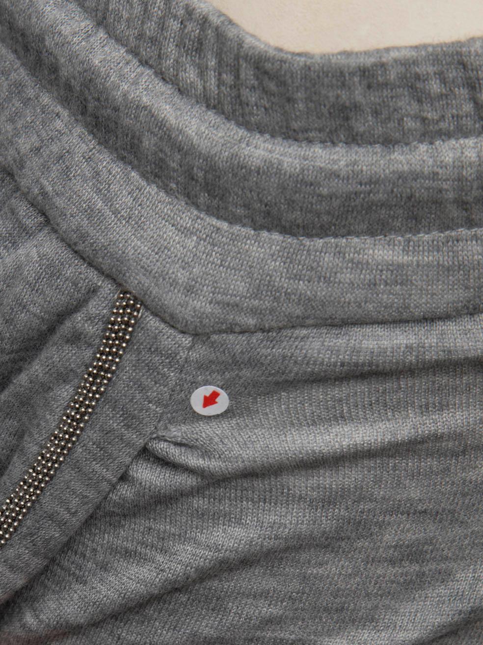 De las mujeres Brunello Cucinelli Joggers de punto gris con abalorios Talla S en venta