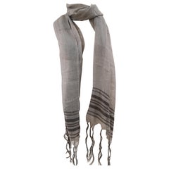 Brunello Cucinelli grey scarf - fouldard