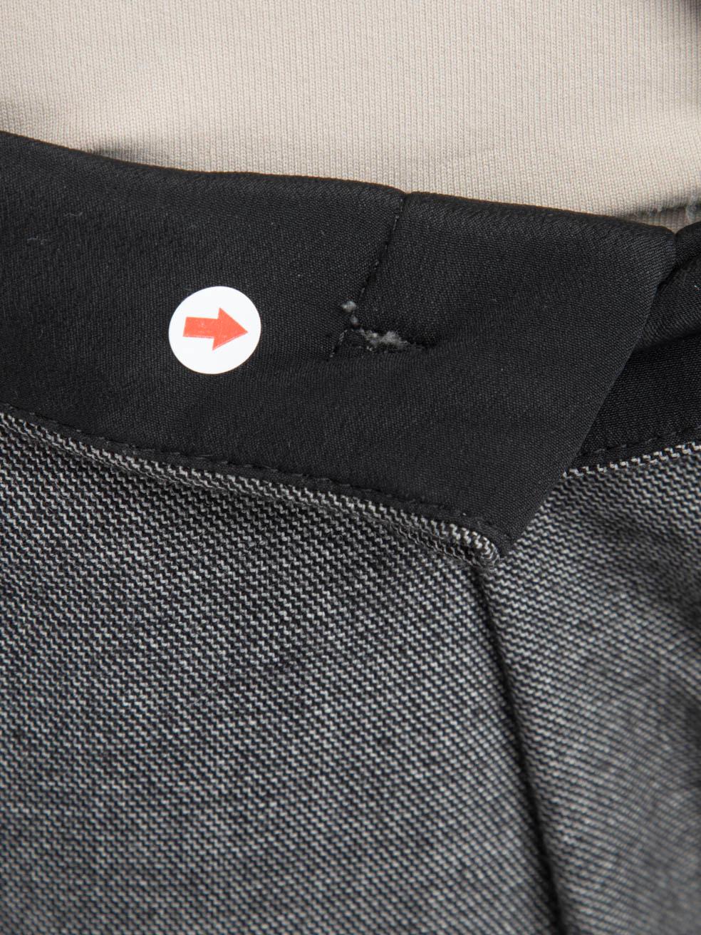 Brunello Cucinelli Graue spitz zulaufende Wollhose Größe S Damen im Angebot