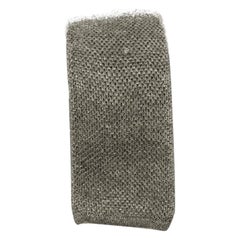 BRUNELLO CUCINELLI Grey Textured Cashmere Silk Tie
