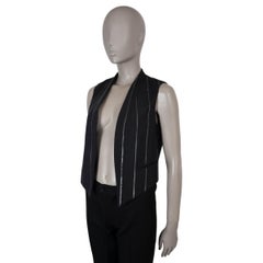 BRUNELLO CUCINELLI grey wool 2016 SEQUIN Vest Jacket 42 M