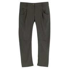 Used Brunello Cucinelli Grey Wool Tailored Trousers