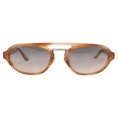 BRUNELLO CUCINELLI Honey Avana Desert 2024 OVAL TORTOISE Sunglasses BC4008S