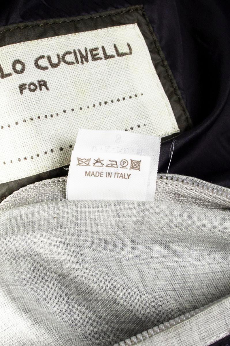 Brunello Cucinelli Hooded Puffer Nylon Men Jacket Size M For Sale 6