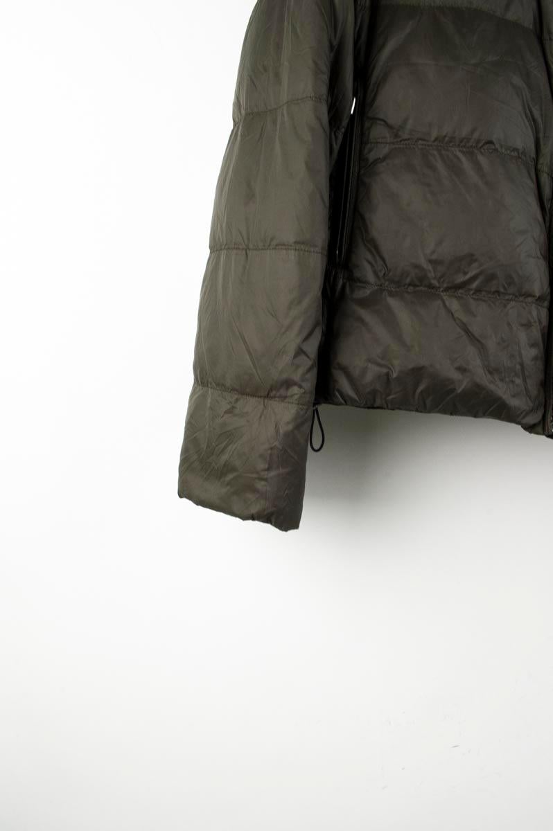 Men's Brunello Cucinelli Hooded Puffer Nylon Men Jacket Size M For Sale