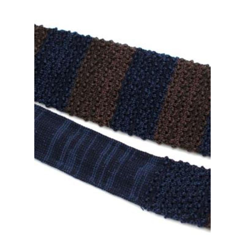 Brunello Cucinelli Knit Squared Necktie For Sale 1