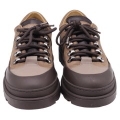 Brunello Cucinelli Lace-Up Hiking Boots in Brown Suede