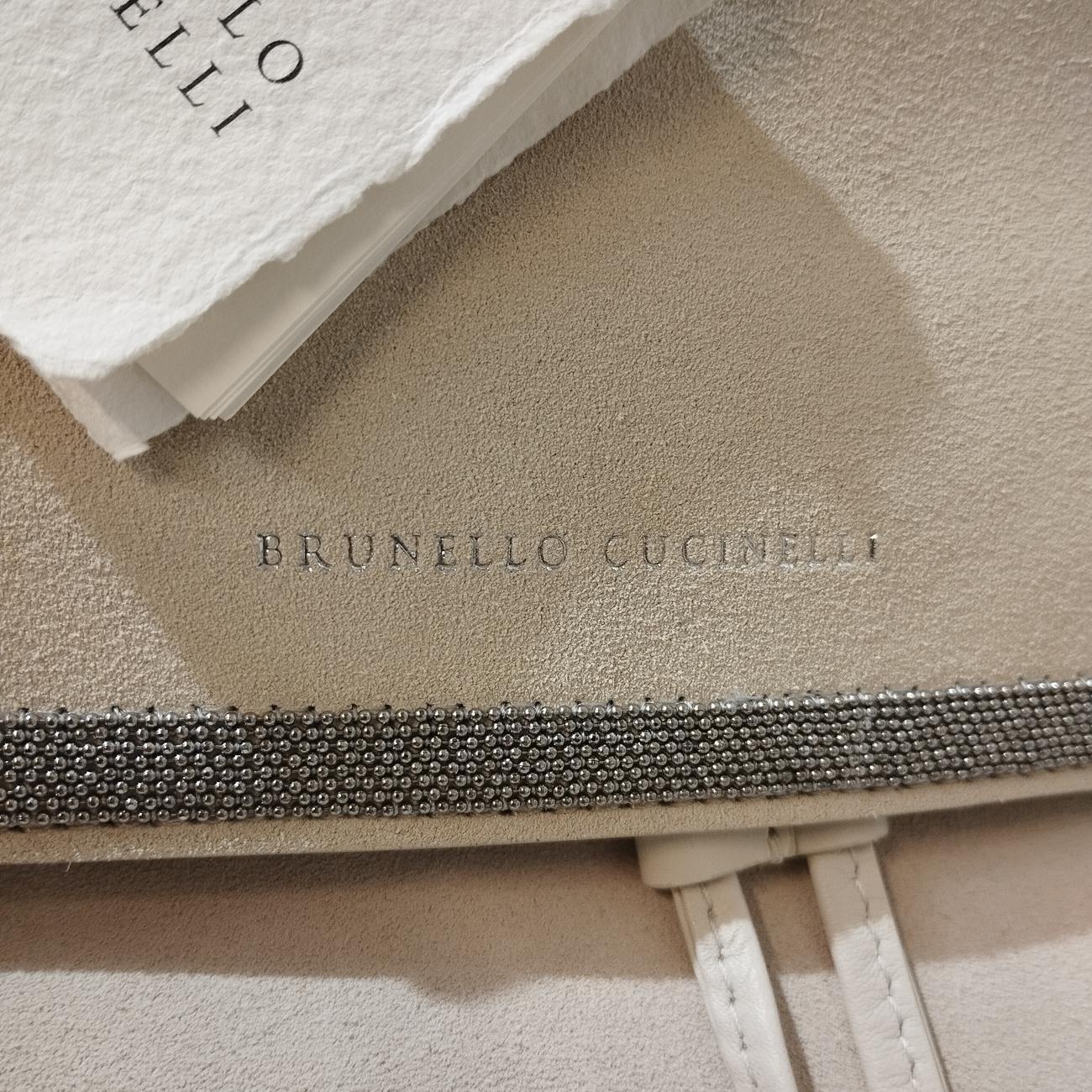 Brunello Cucinelli Leder-Rucksack Größe Unica Damen im Angebot