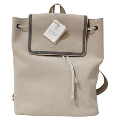 Brunello Cucinelli Leather backpack size Unica