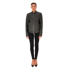 Brunello Cucinelli Leather Biker Jacket