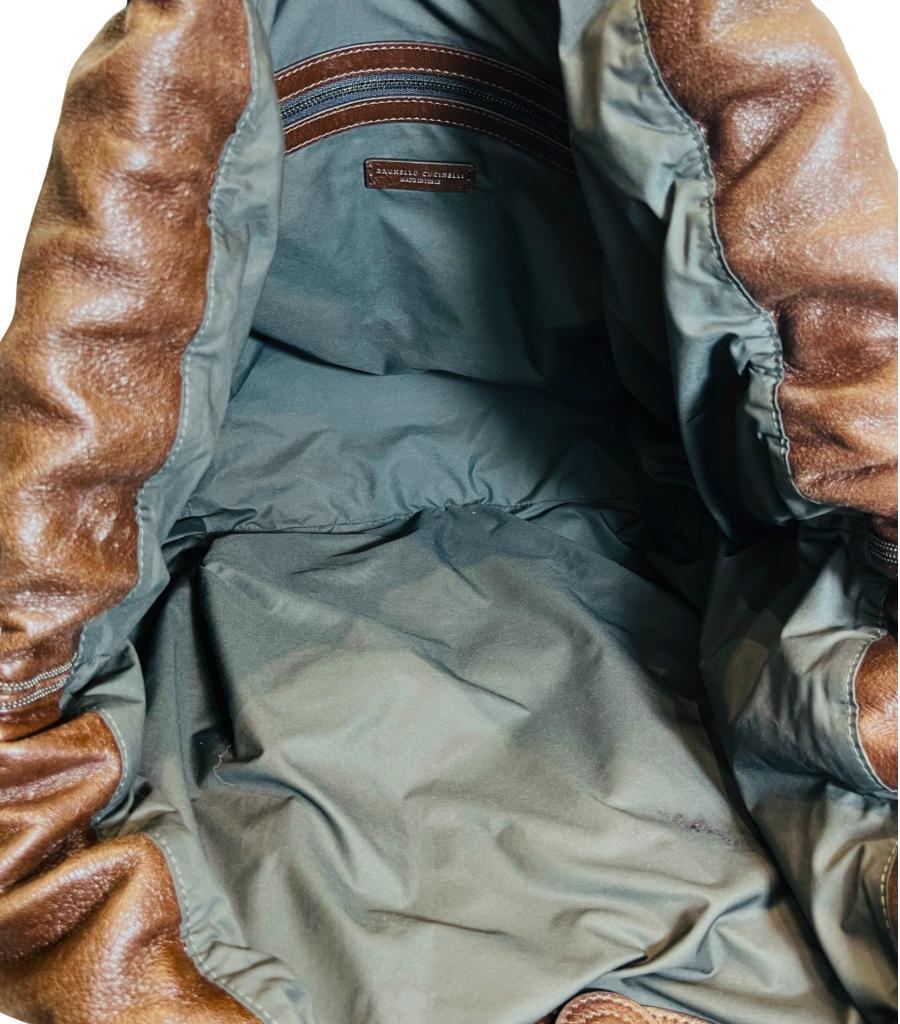 Brunello Cucinelli Leather Tote Bag 1