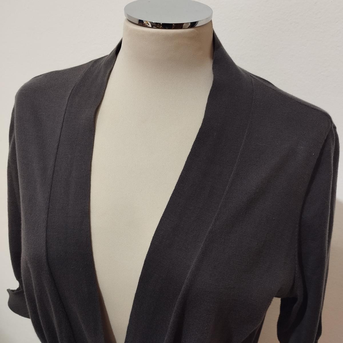 Black Brunello Cucinelli Long Cotton Cardigan M For Sale