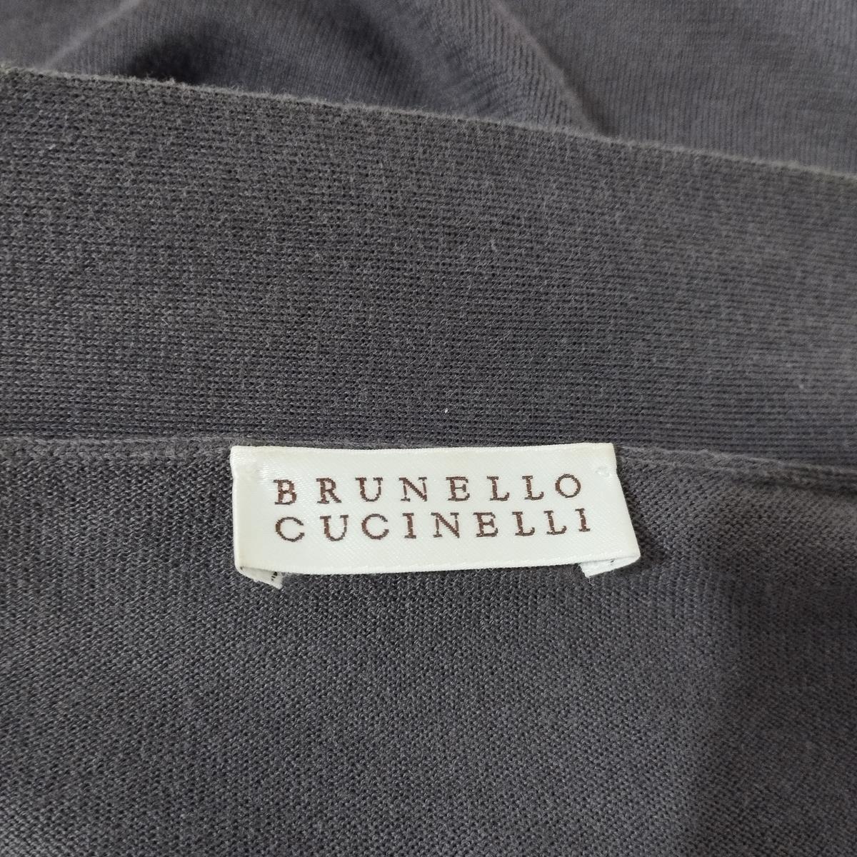 Brunello Cucinelli Cardigan long en coton M en vente 2