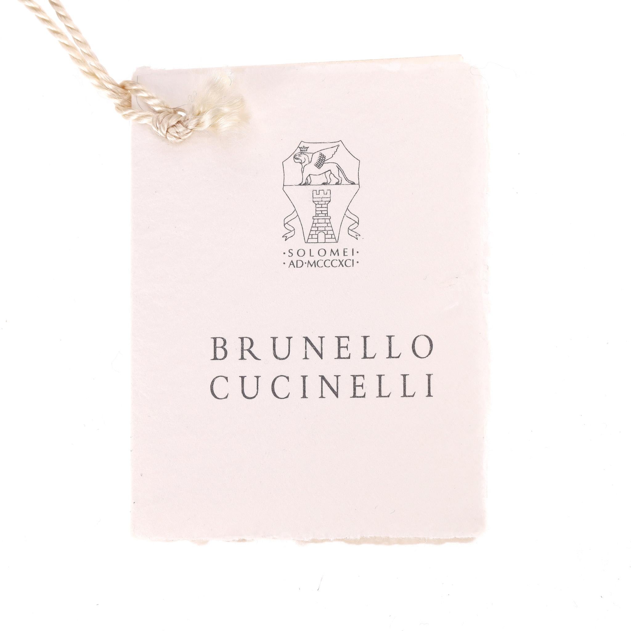 Brunello Cucinelli  Luxury Cotton & Silk Knitted Top For Sale 5
