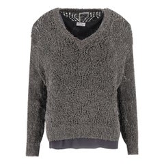 Brunello Cucinelli  Luxury Cotton & Silk Knitted Top