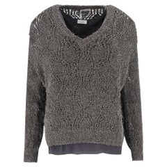 Brunello Cucinelli  Luxury Cotton & Silk Knitted Top