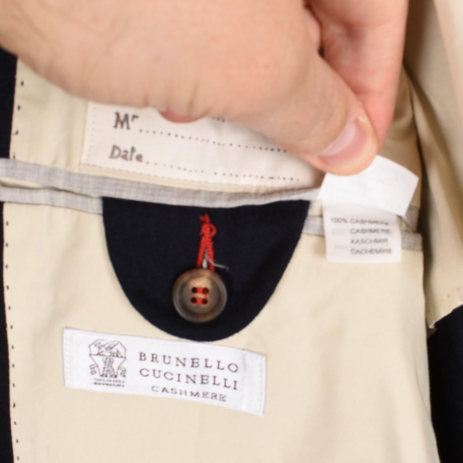 Brunello Cucinelli Men Blazer Jacket Cashmere ITA54-L en venta 1