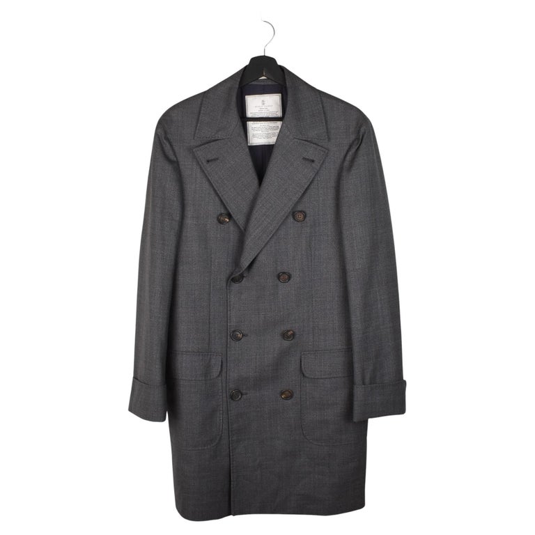 Brunello Cucinelli Uomo Cappotto Casual Taglia IT48-M/L, S1408 in