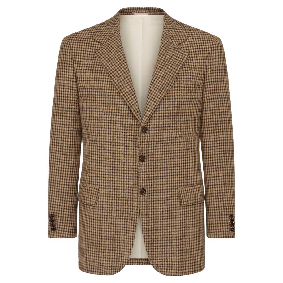 Brunello Cucinelli Men Jacket Blazer Check Size IT50-L, S1844 For Sale