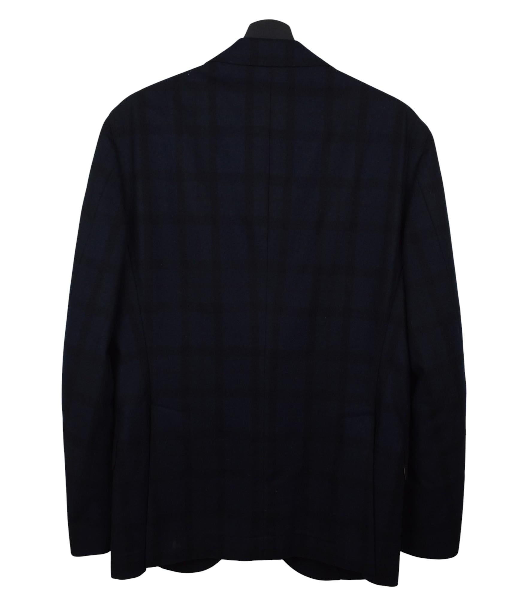 Brunello Cucinelli Hommes Veste Blazer à carreaux Laine Cachemire Taille IT48-M/L, S1759 en vente 1