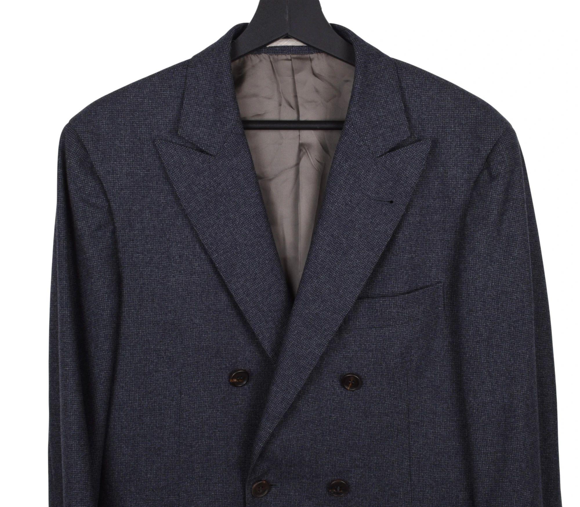 Brunello Cucinelli Men Jacket Double Breaster Blazer Size IT48/M, S1547 en vente 4