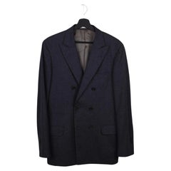 Brunello Cucinelli Men Jacket Double Breaster Blazer Size IT48/M, S1547