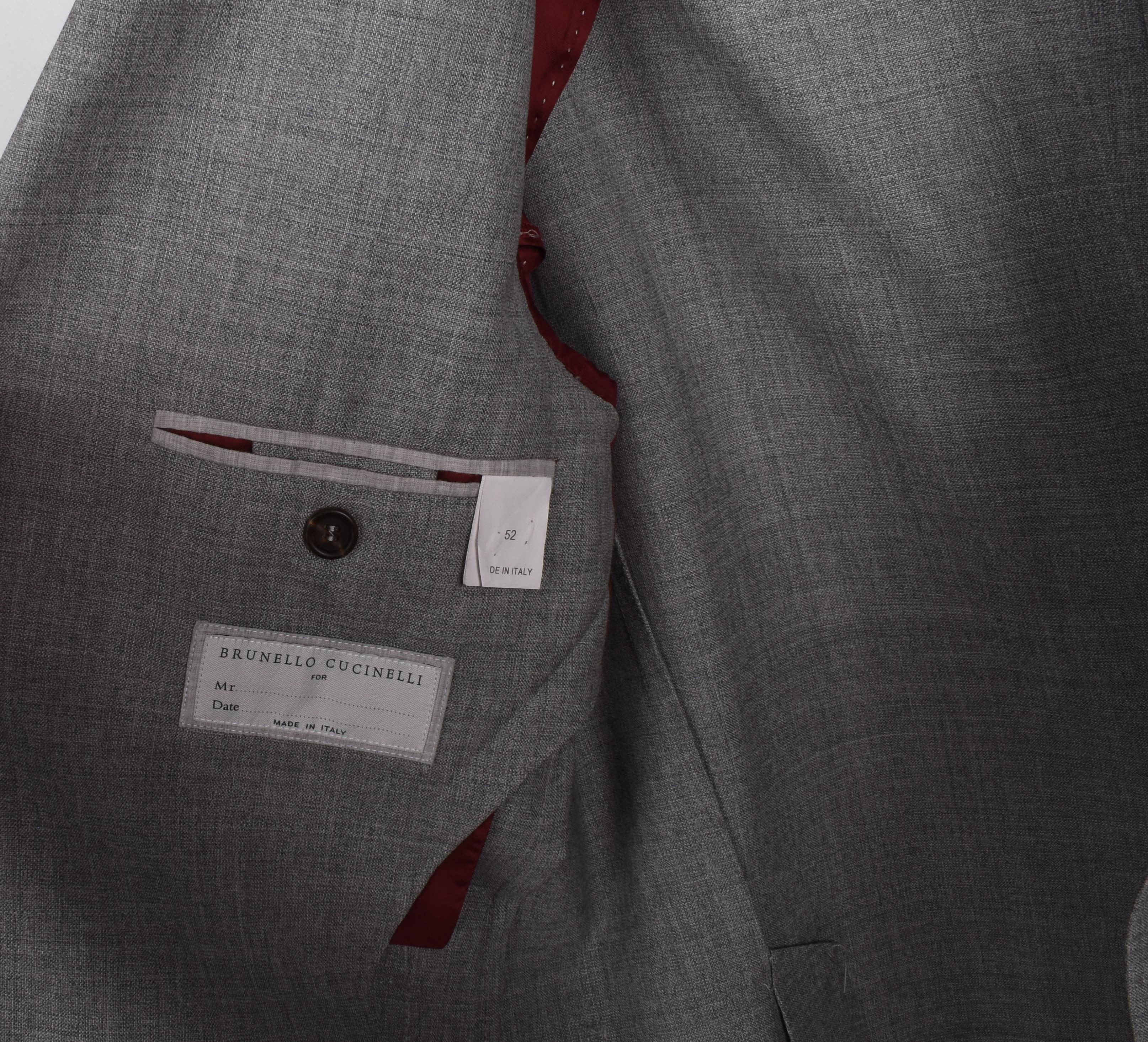 Brunello Cucinelli Hombre Chaqueta Blazer Light talla 52/L, S1530 en Excelente estado para la venta en Kaunas, LT