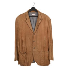 Brunello Cucinelli Herren Jacke Wildleder Größe XXL, S1519