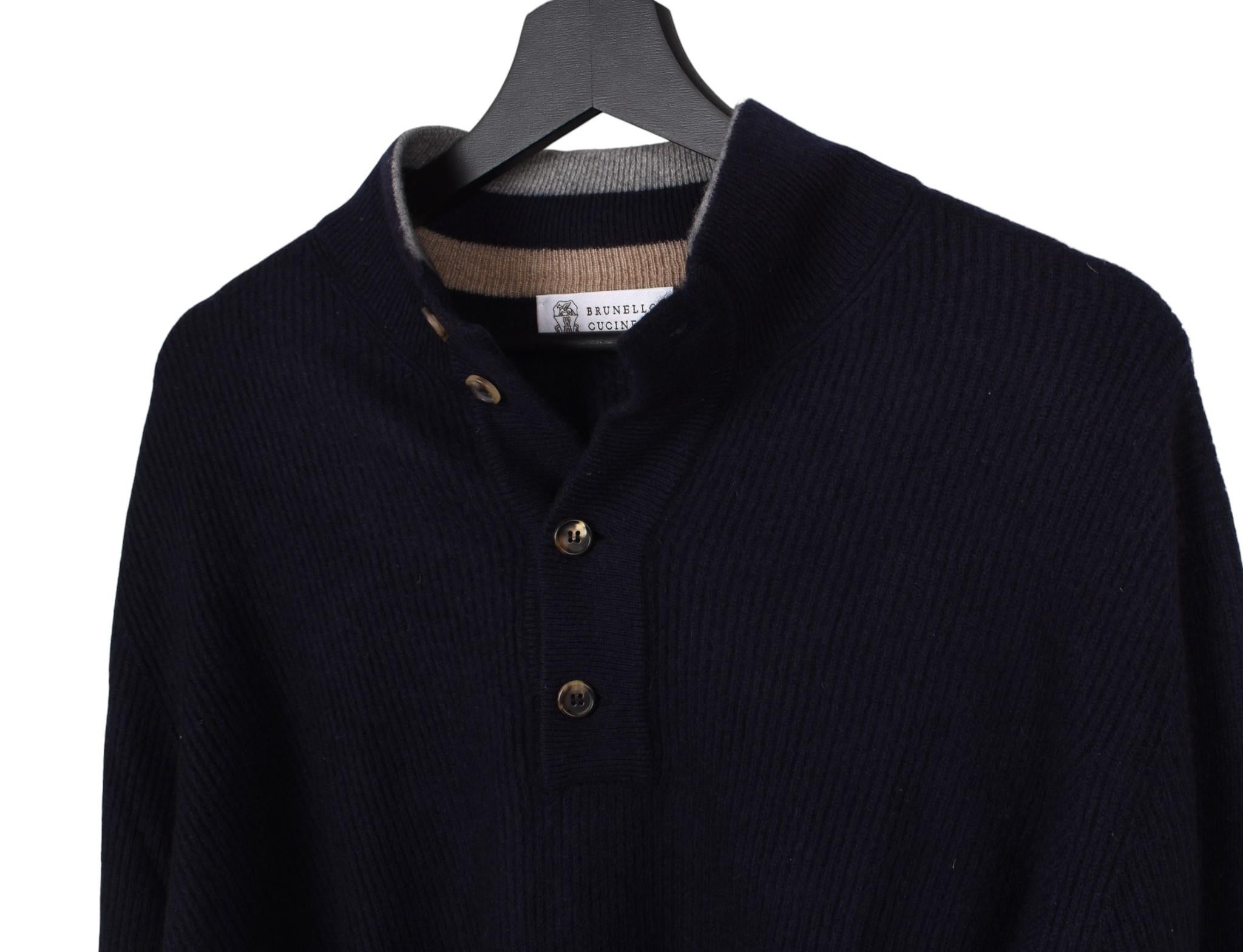 Consultez mes autres annonces. A beaucoup d'autres vêtements de marque à vendre. Ouvert à toutes les offres.
L'article mis en vente est 100% authentique Brunello Cucinelli Knit Men Sweater, S1594, VISHE4
Couleur : Bleu foncé
(La couleur réelle peut