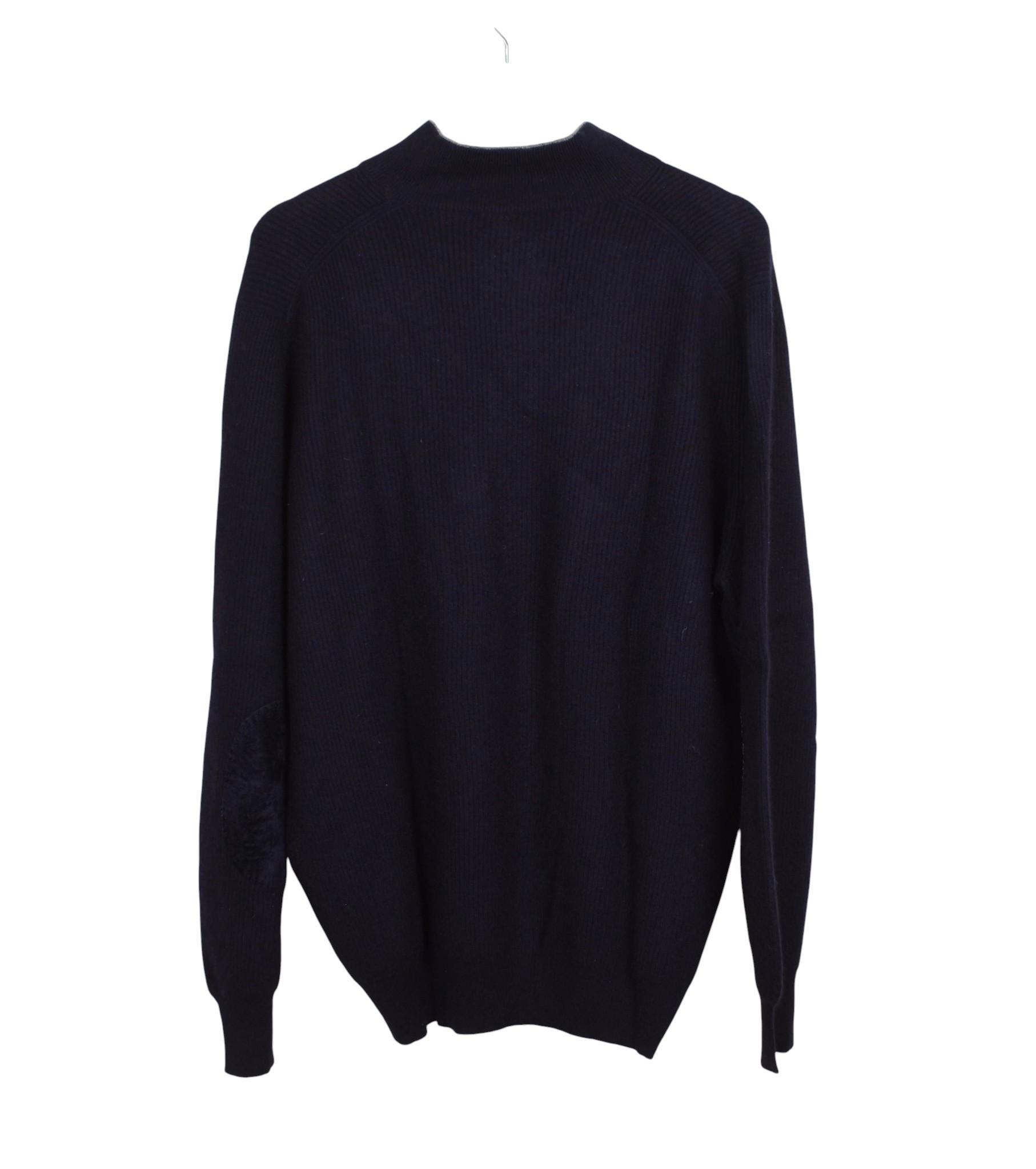 Brunello Cucinelli Homme Pull en maille cachemire Taille IT56-L/XL, S1594 Excellent état - En vente à Kaunas, LT