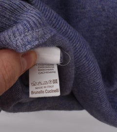 Brunello Cucinelli Men Sweater Cashmere Size IT48-M, S2104