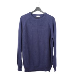 Brunello Cucinelli Men Sweater Crew Neck knit Size IT54-XL