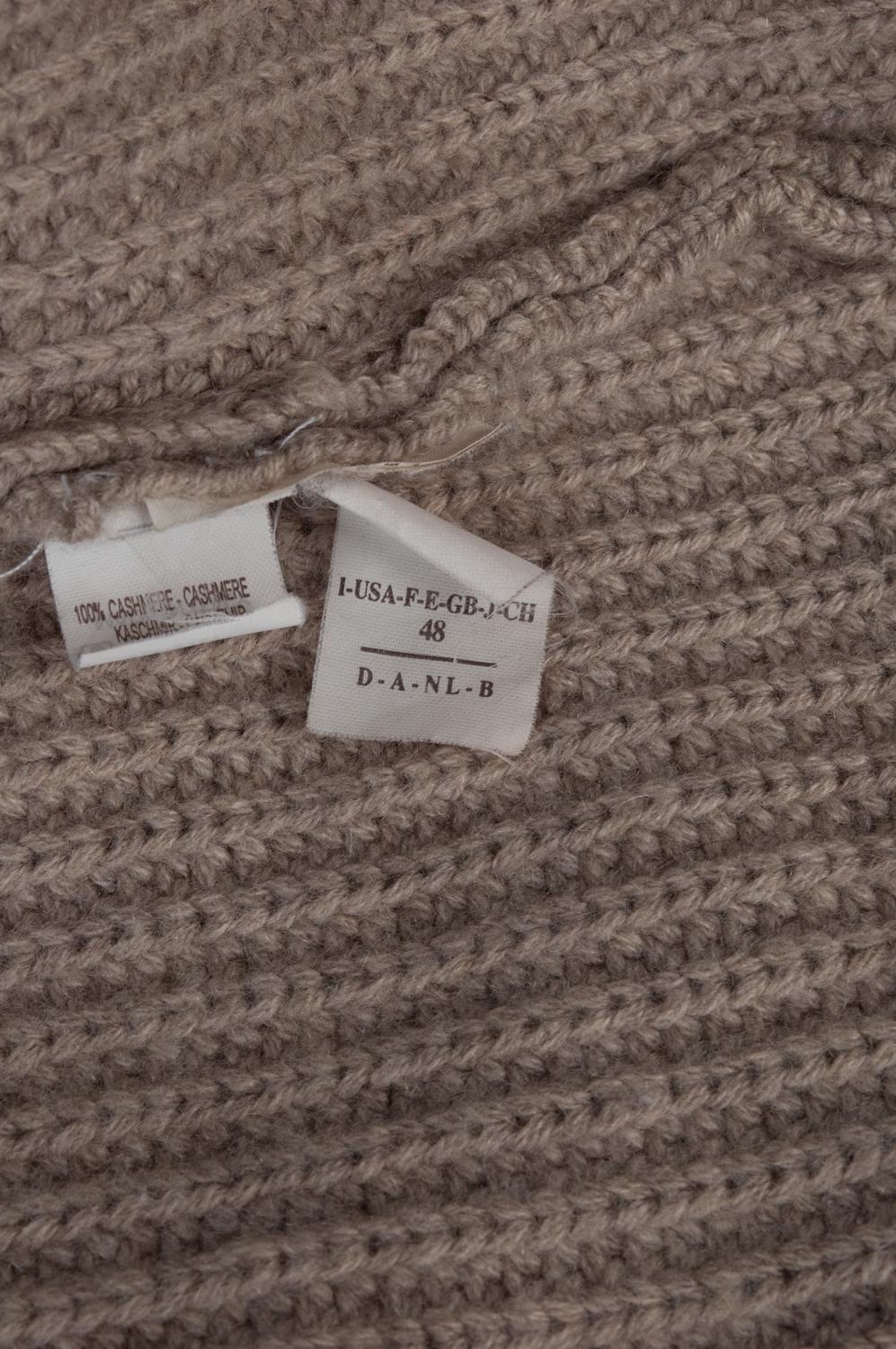Men's Brunello Cucinelli Men Sweater Pure Cashmere Cardigan Size ITA48/Medium, S643 For Sale
