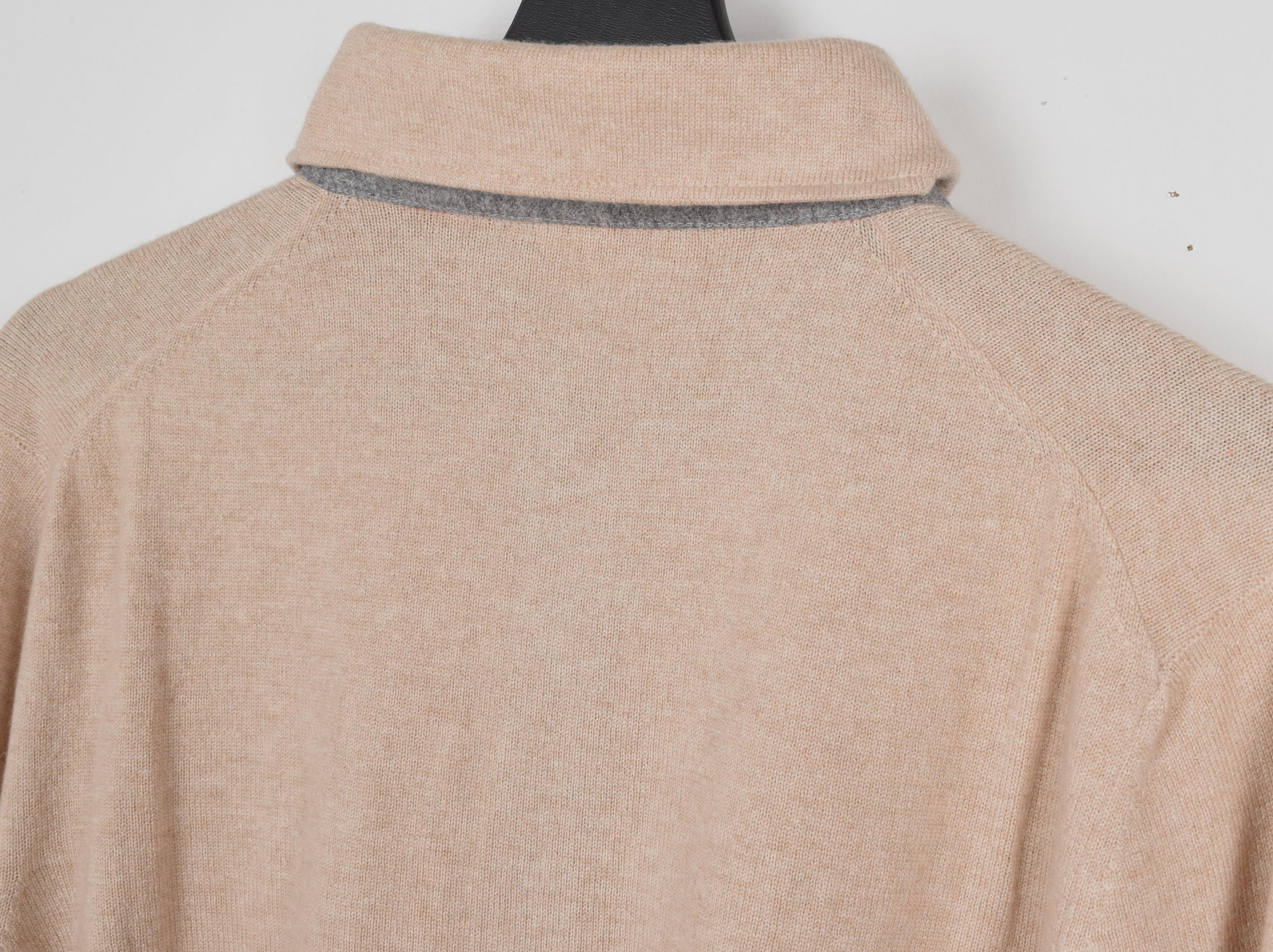 Check my other listings. Have many more designer clothes for sale. Open to any offers.
Item for sale is 100% genuine Brunello Cucinelli Men Sweater, S1563, VIDE5
Color: Sand
(An actual color may a bit vary due to individual computer screen
