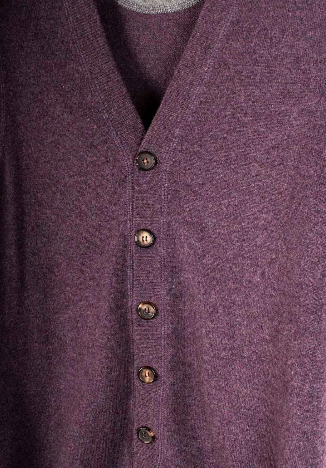 Chaleco Brunello Cucinelli Hombre Cárdigan de cachemira Talla IT50-M/L, S1361 Gris en venta