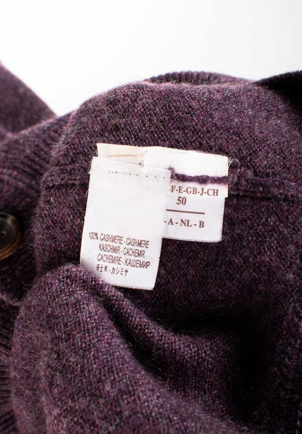 Chaleco Brunello Cucinelli Hombre Cárdigan de cachemira Talla IT50-M/L, S1361 en venta 1