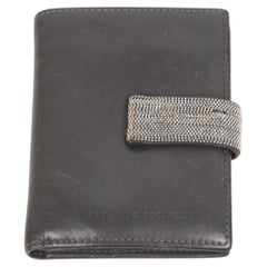 Brunello Cucinelli Men Walle leather bi-fold, Medium