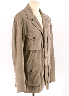 Brunello Cucinelli Men's Suede Jacket XL