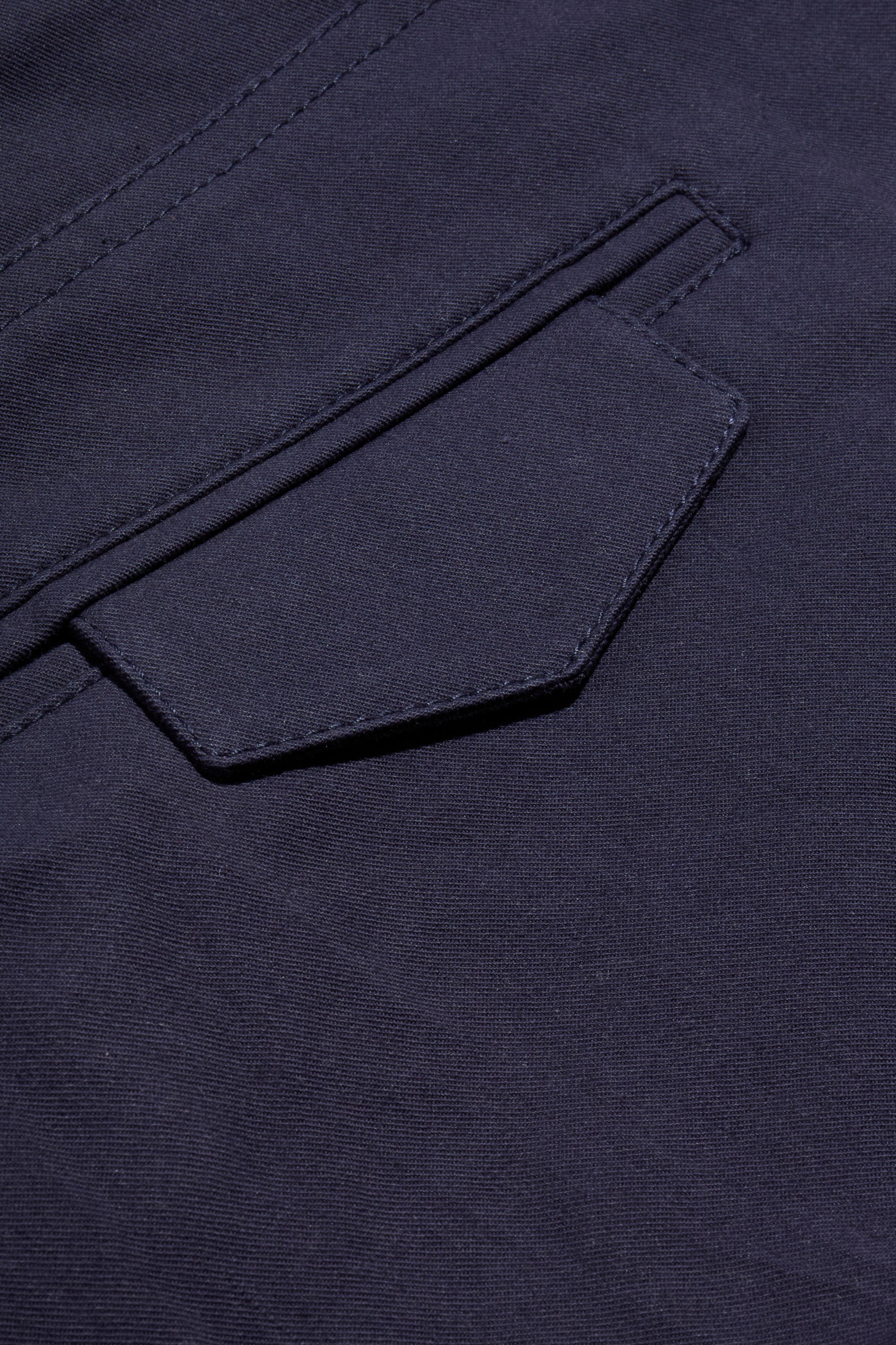 Brunello Cucinelli Navy Blue Cotton-Stretch Tailored Pants, Size IT 48 / US 32 en vente 5