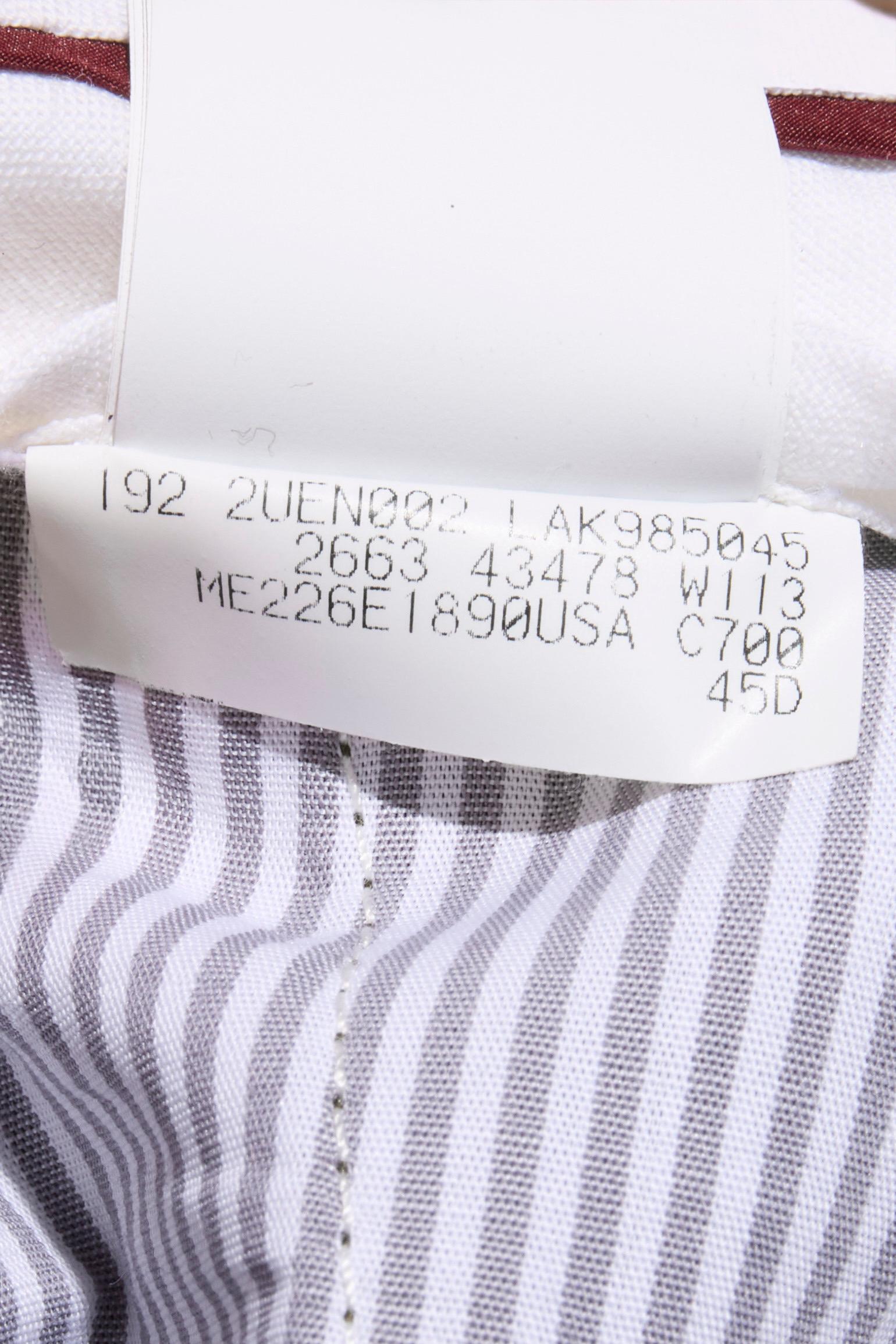 Brunello Cucinelli Pantalon cargo en laine vert olive Taille 48 en vente 7