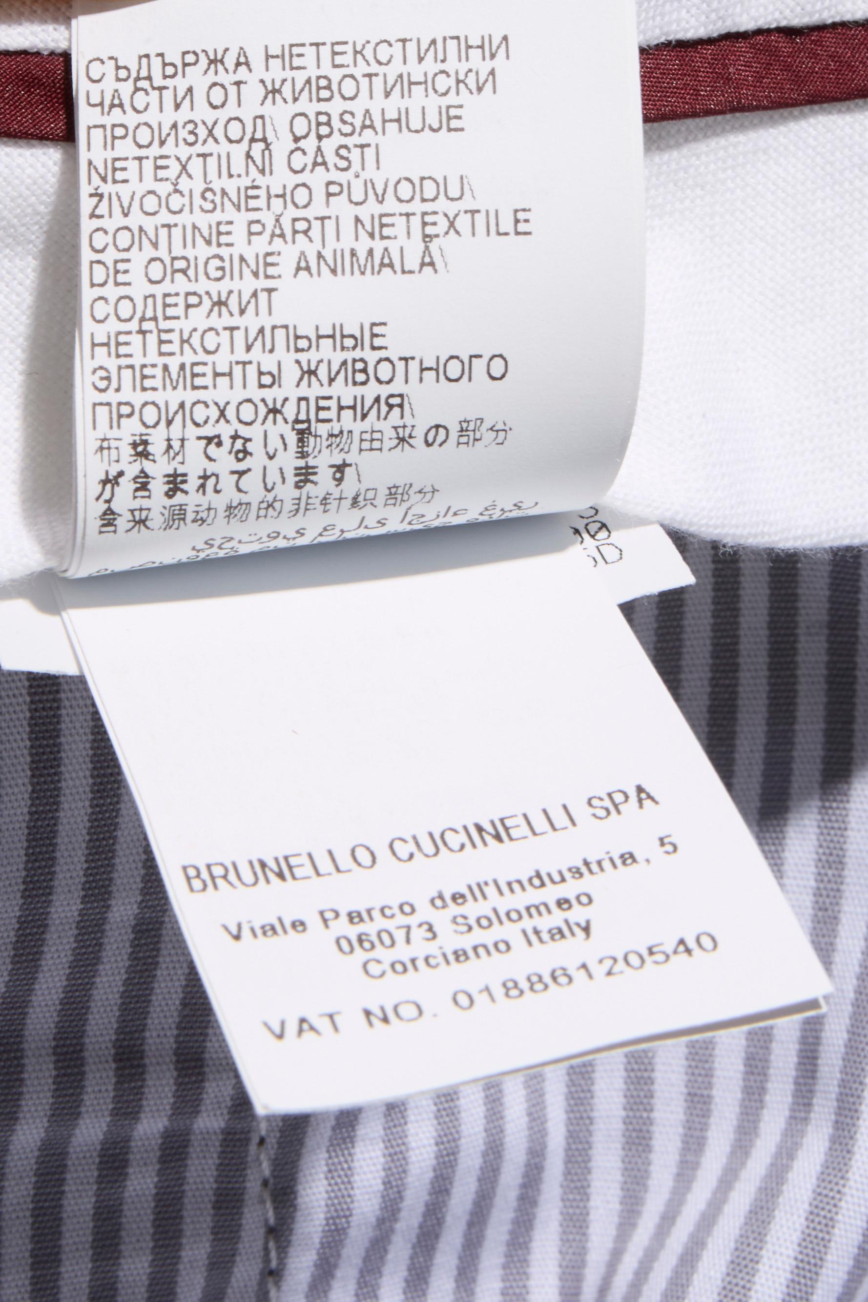 Brunello Cucinelli Pantalon cargo en laine vert olive Taille 48 en vente 9