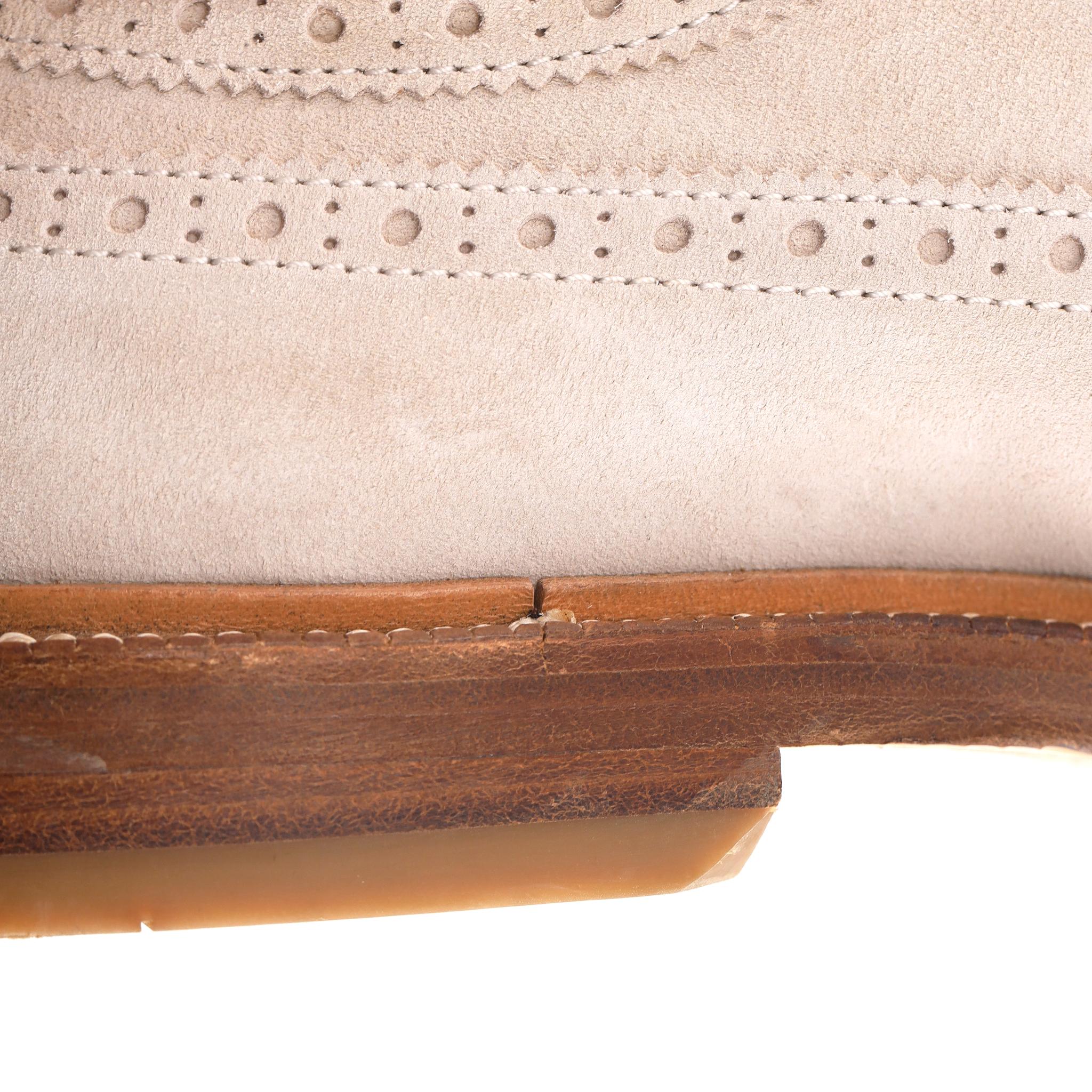 Zapatos Derby Brunello Cucinelli de ante perforado en venta 6