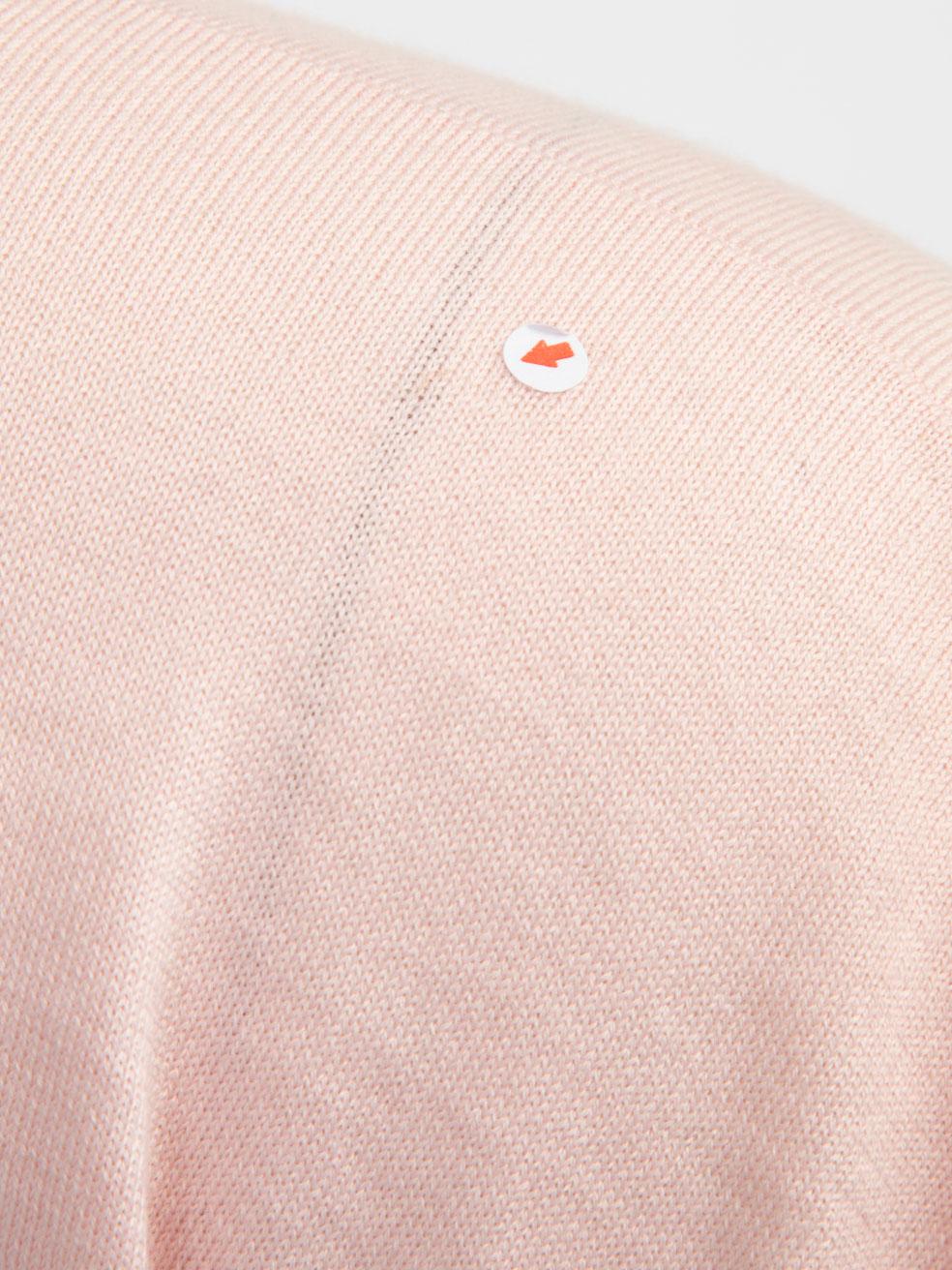 Brunello Cucinelli Pink Short Sleeve Cardigan Size S For Sale 2
