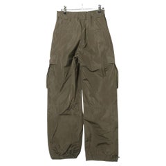 Brunello Cucinelli Polyester Cargo Pants Khaki