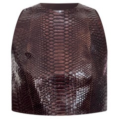 Brunello Cucinelli Python Ärmelloses Oberteil