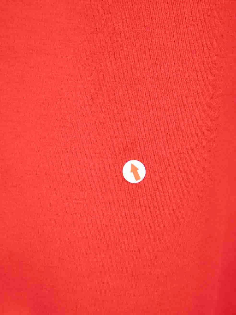 Brunello Cucinelli Roter doppelreihiger Perlen-Doppelreihiger Erbsenmantel Größe M Damen im Angebot