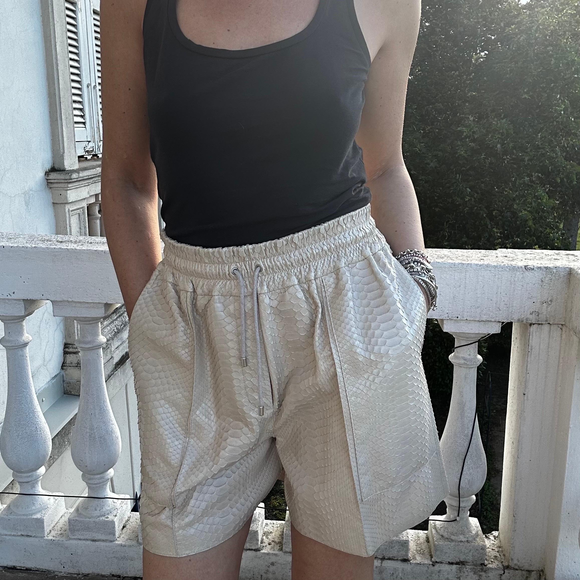 Brunello Cucinelli shorts in phyton new with tag For Sale 1